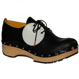 Circle Shoe - Black and White